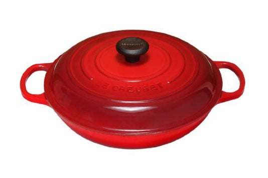 Le Creuset cast-iron pan.